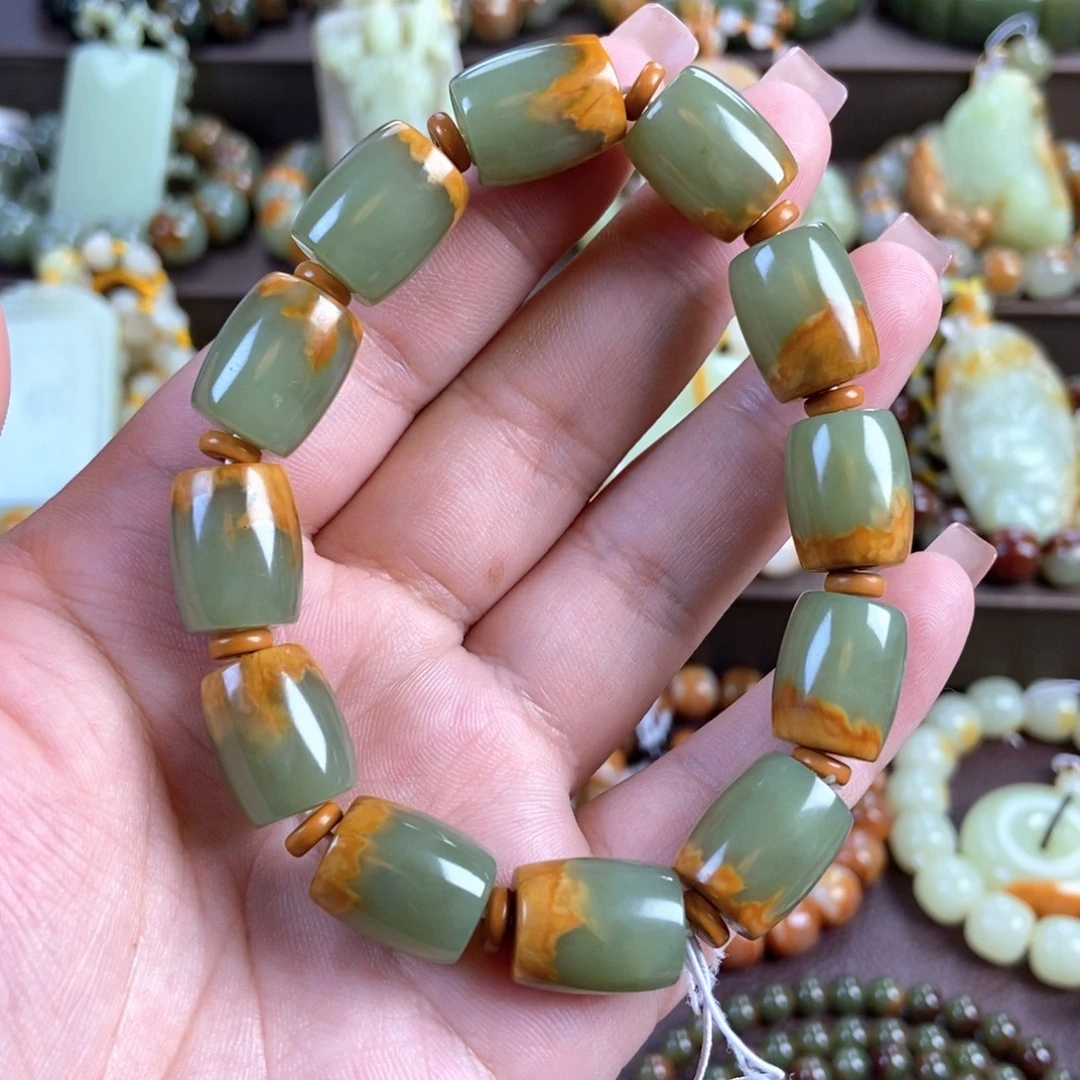 透闪石质玉未镶嵌手串