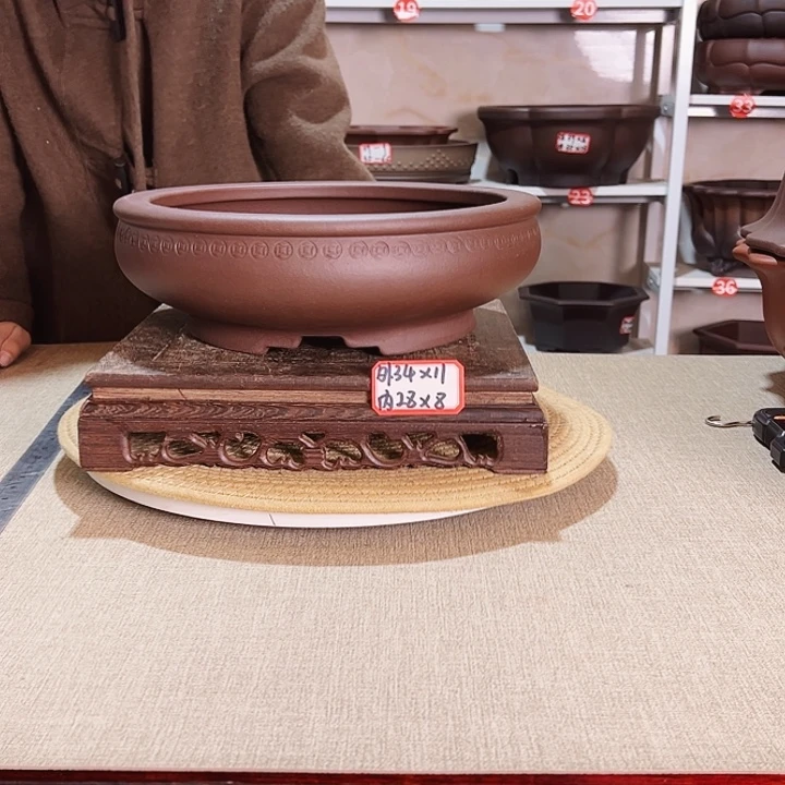 紫砂花盆紫砂花盆