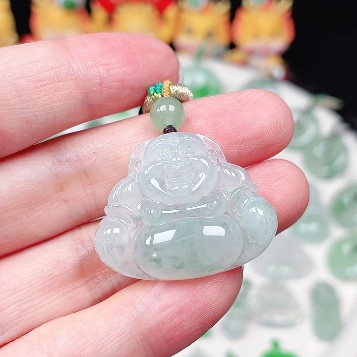 颈饰未镶嵌翡翠缅甸天然A货翡翠