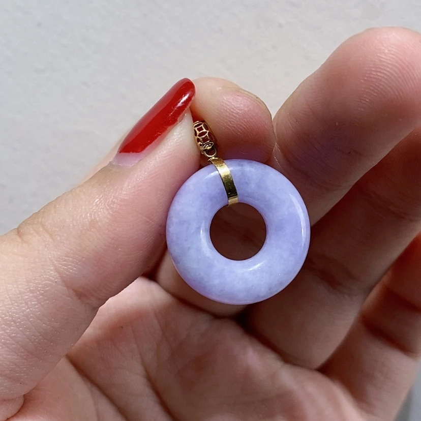 【闪购商品】颈饰18K金镶嵌翡翠
