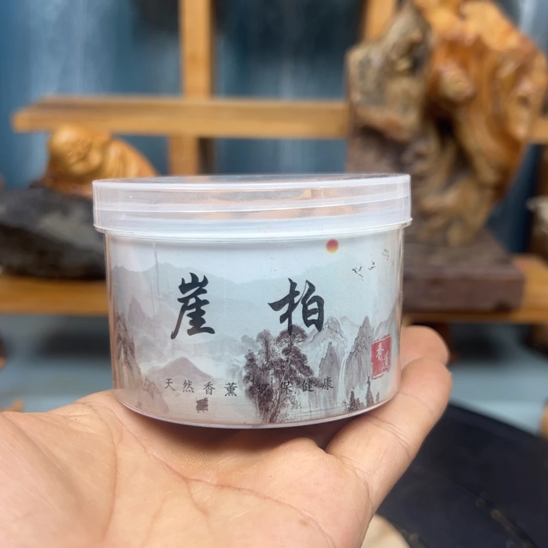 木开**哥崖柏5盒倒流香手把件