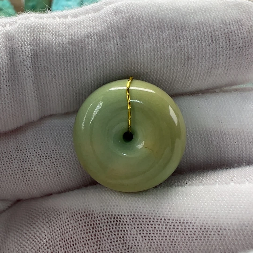 未镶嵌绿松石平安扣18.3x9.6mm