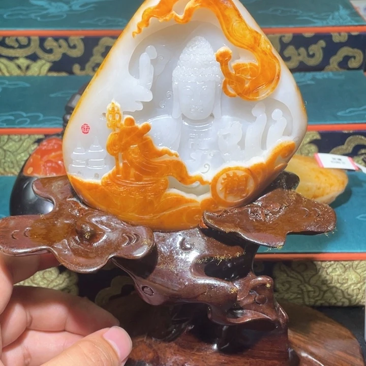 和田玉未镶嵌颈饰芬*CC