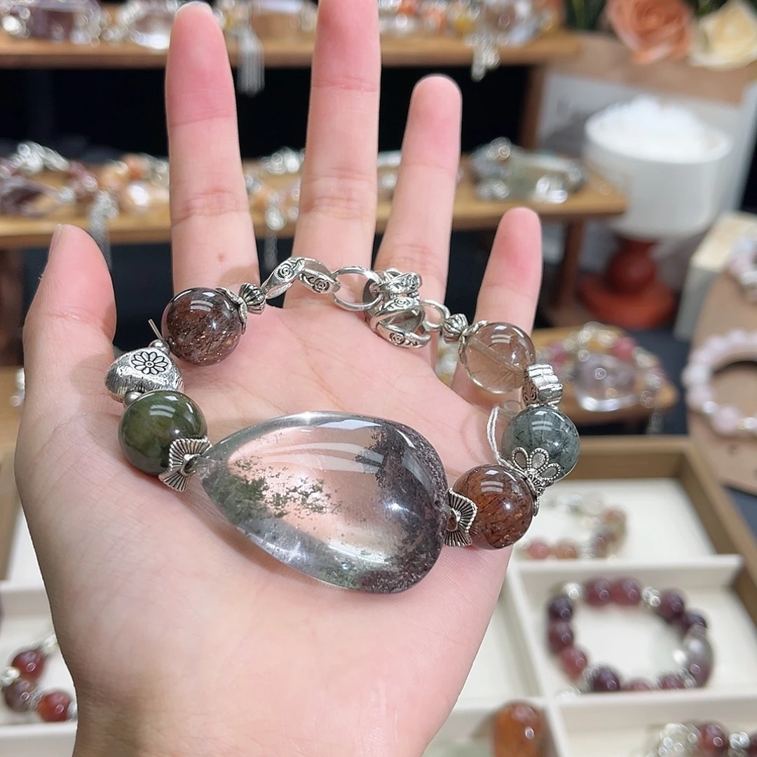 水晶手链合金手串