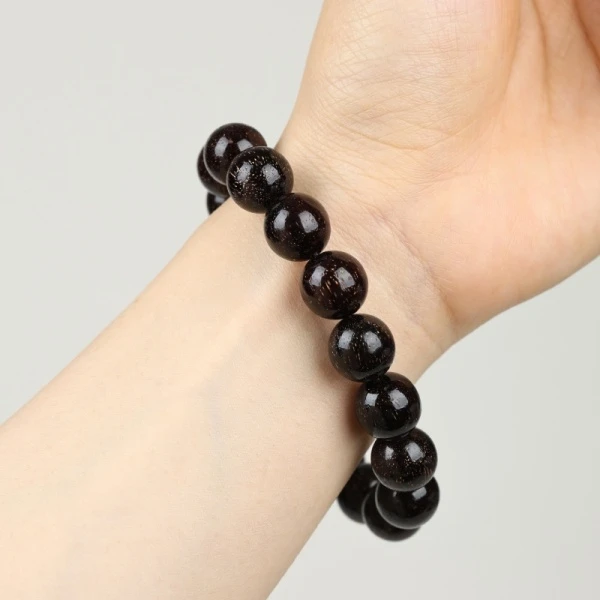 XD415小叶紫檀1.2精美手串 无礼盒