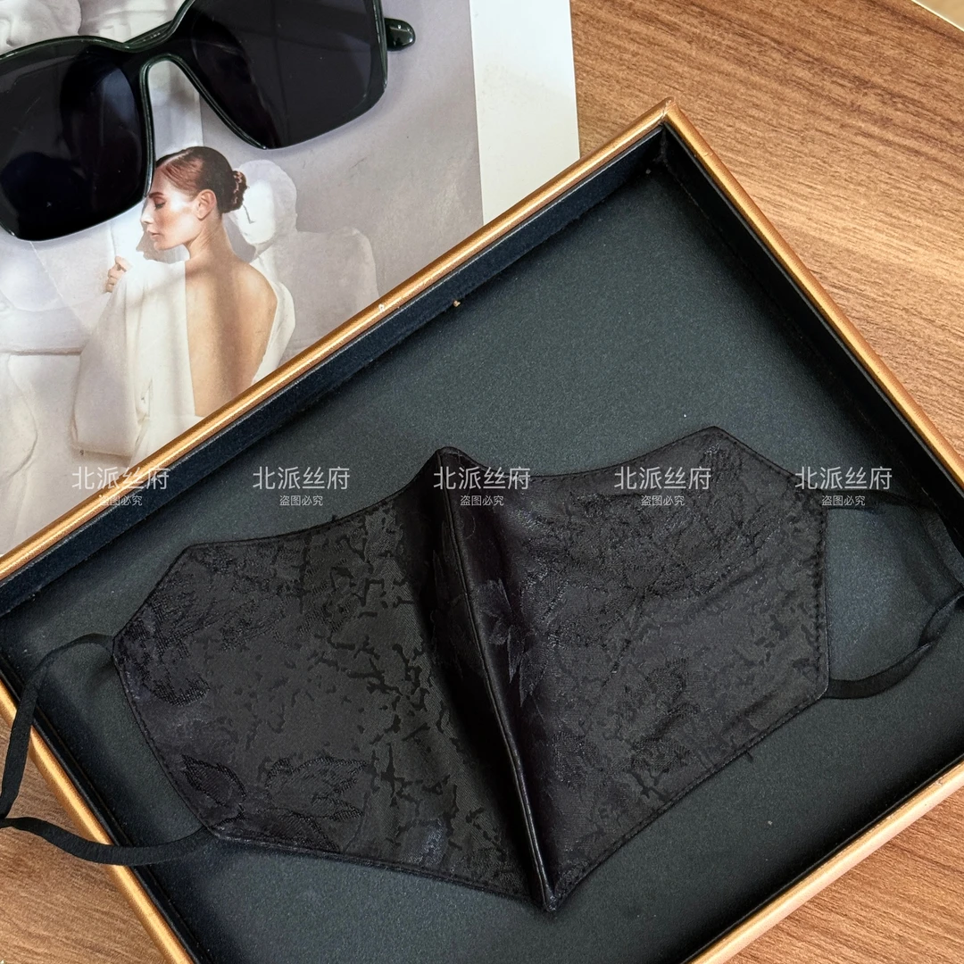 【黑油龟-口罩】新中式国风纯色提花设计单只口罩（可调节）