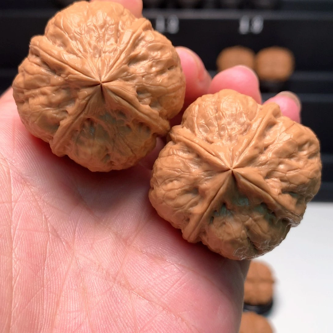 把件文玩核桃0*1老八一四棱