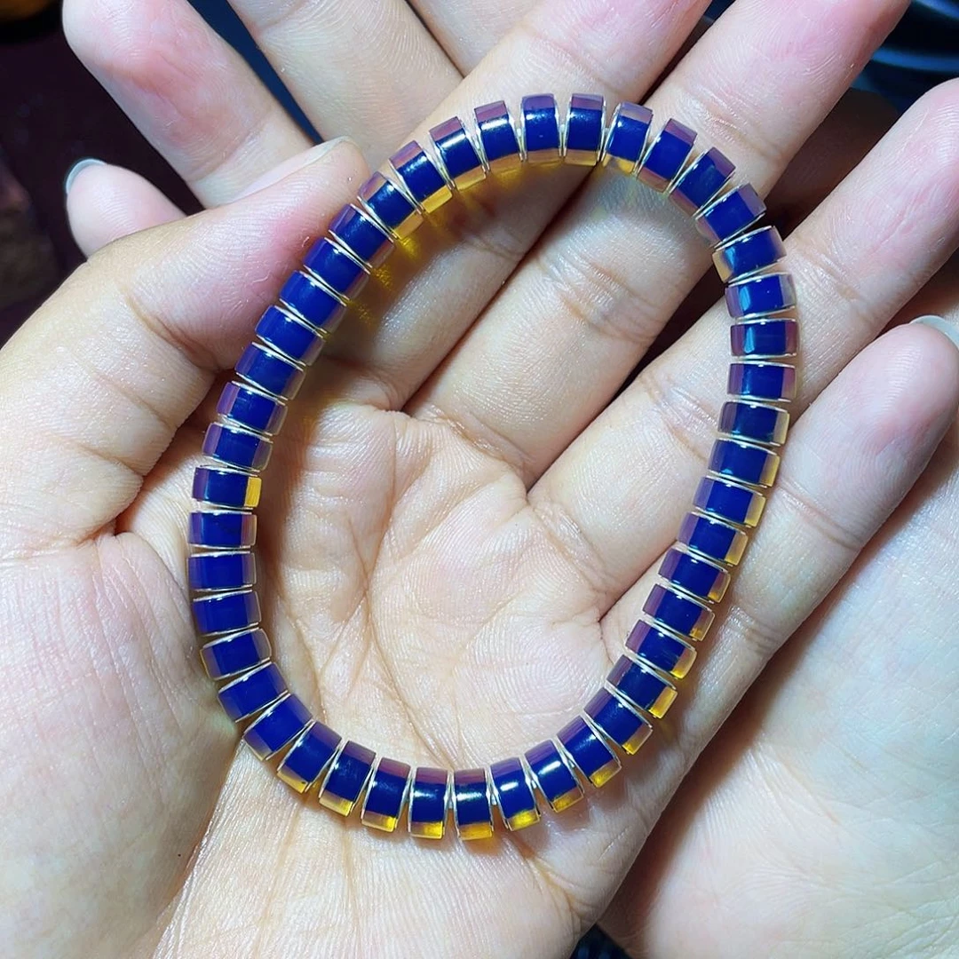 蓝珀裸石未镶嵌药片