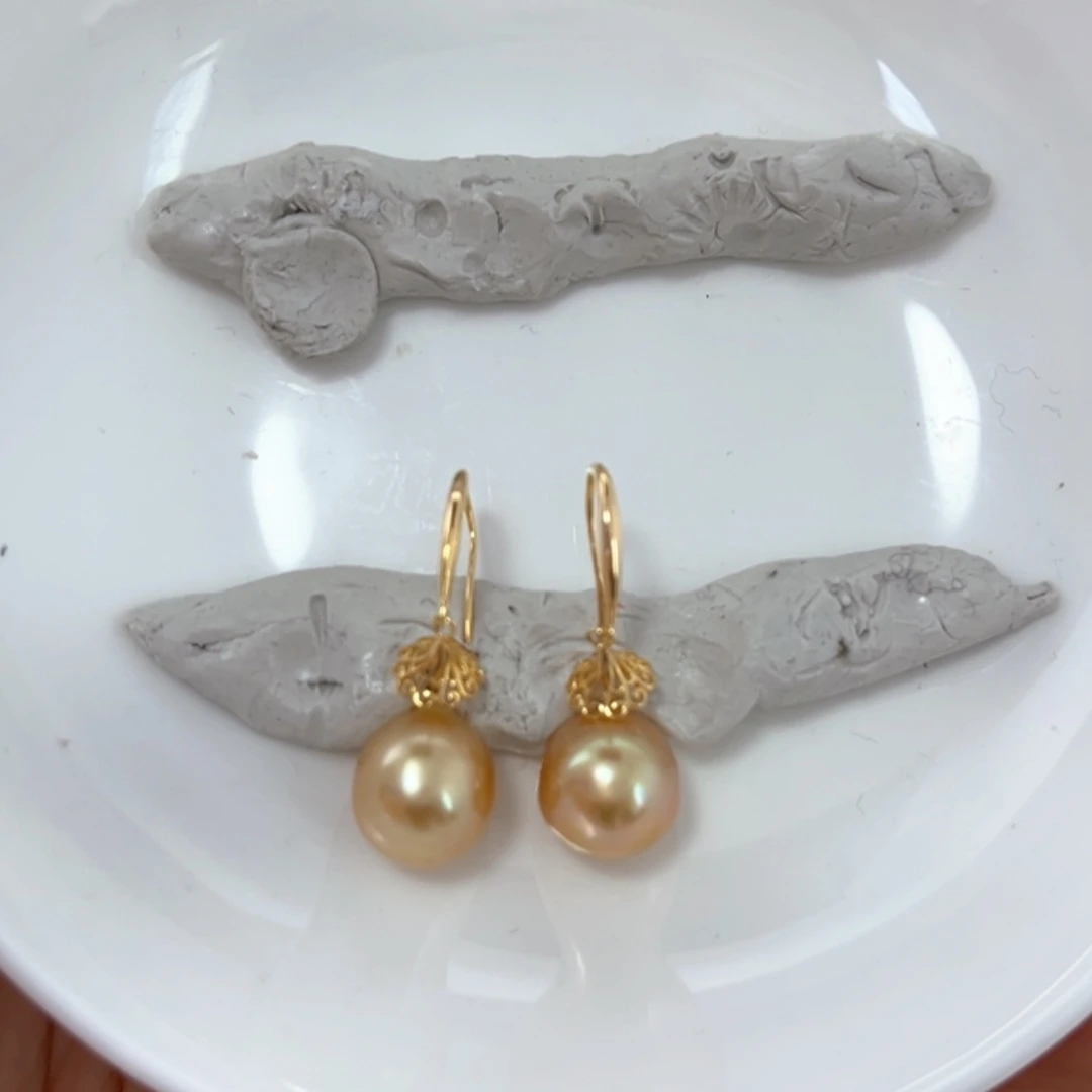 【闪购商品】银S925镶嵌耳饰海水珍珠