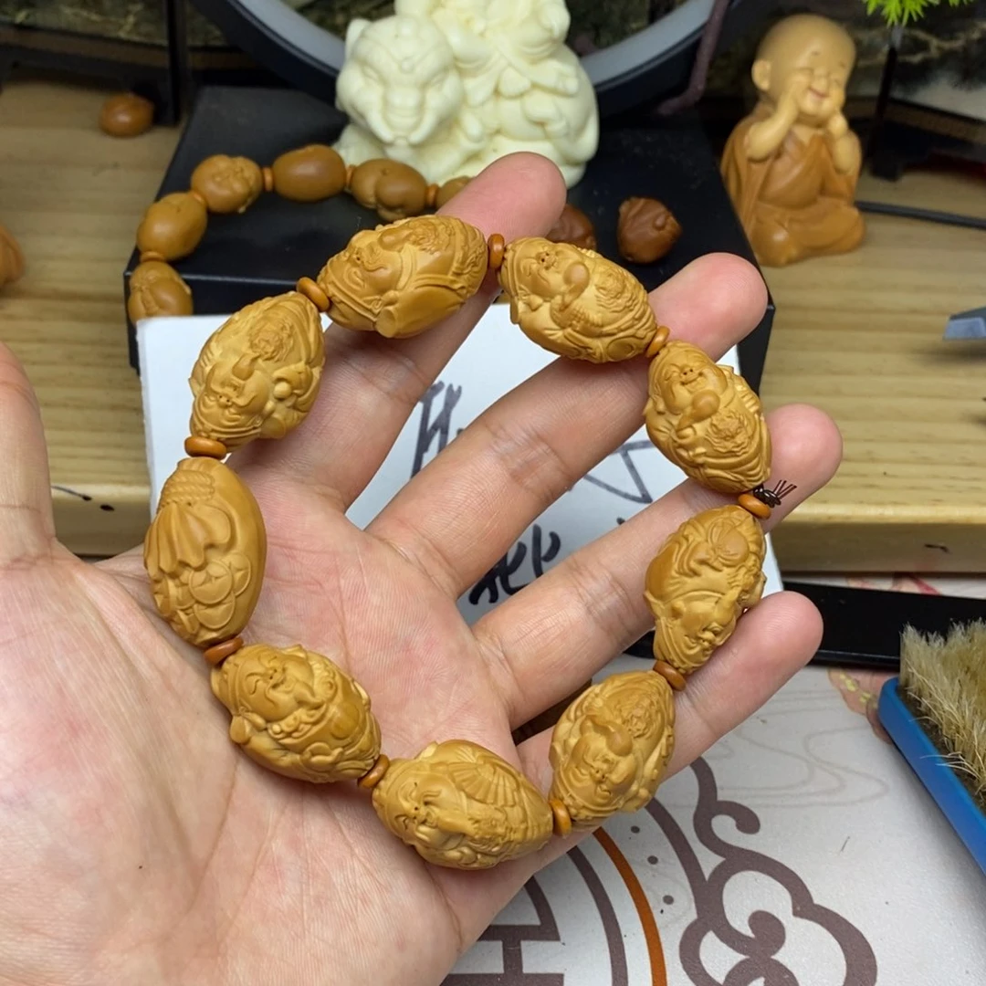 橄榄核手串/手链橄榄核雕刻工艺宇