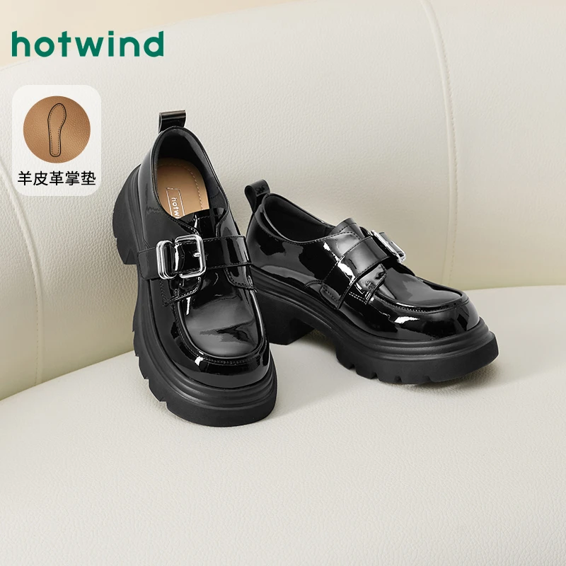 【年中清仓】2025年春季新款时尚英伦风圆头黑色小个子真皮乐福鞋