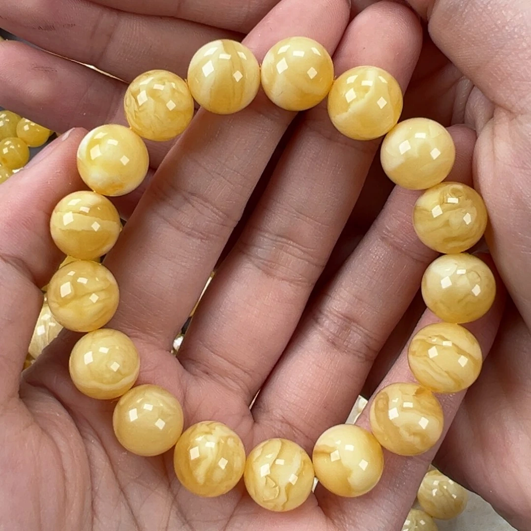 琥珀手链未镶嵌17.34妖花