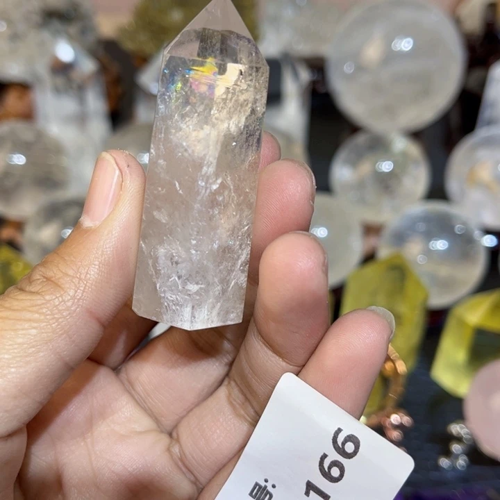 水晶摆件未镶嵌六棱柱