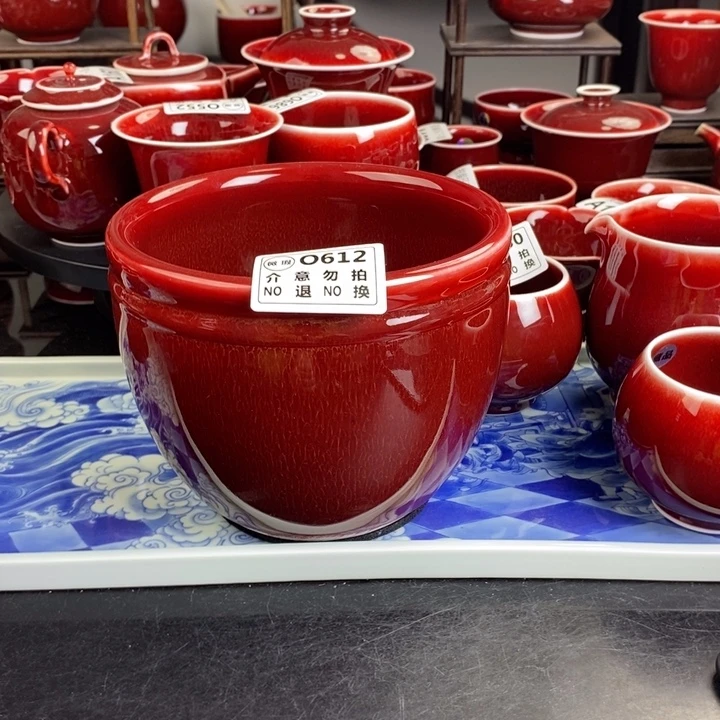 高温颜色釉黏底瑕疵O612 过年清仓炸福利