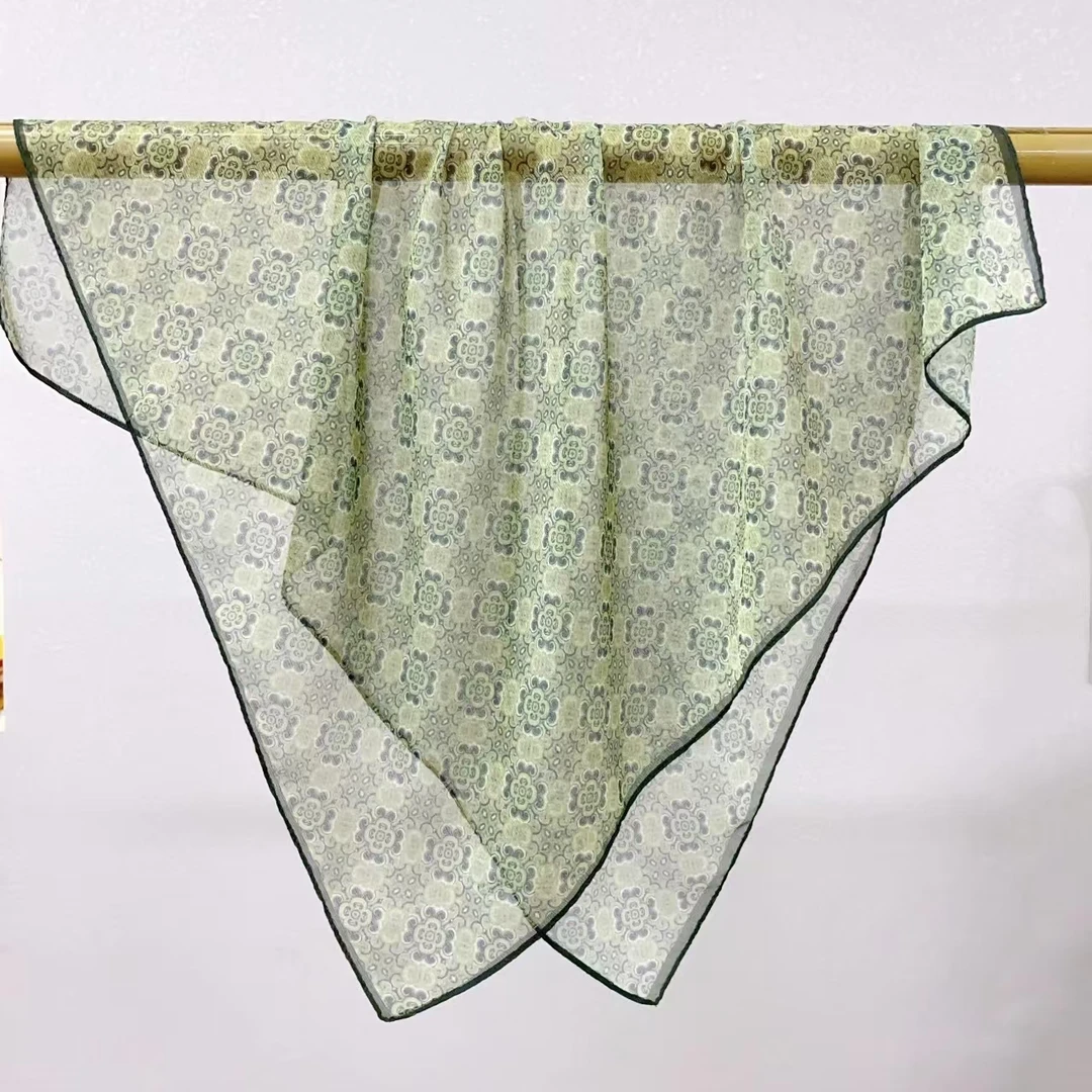 西丽纱桑蚕丝方巾70*70丝巾新款百搭时尚桑蚕丝丝巾