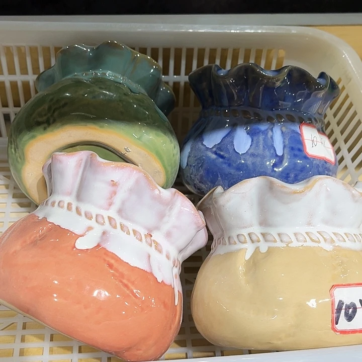 瓷片花盆多肉植物陶瓷艺术品
