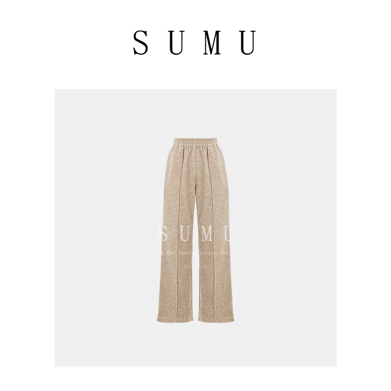 宿慕女款休闲裤 2-1 秋季新款潮流休闲时尚百搭休闲裤女678