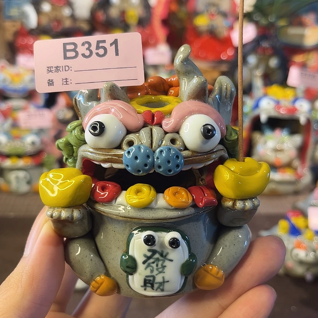 泥塑纯手工茶宠摆件