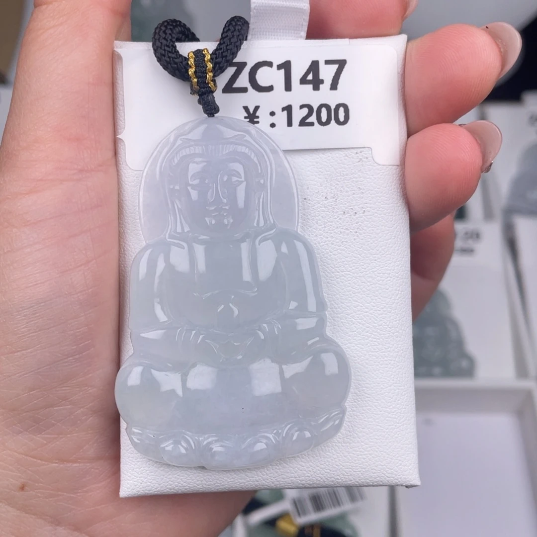 翡翠未镶嵌颈饰zc147