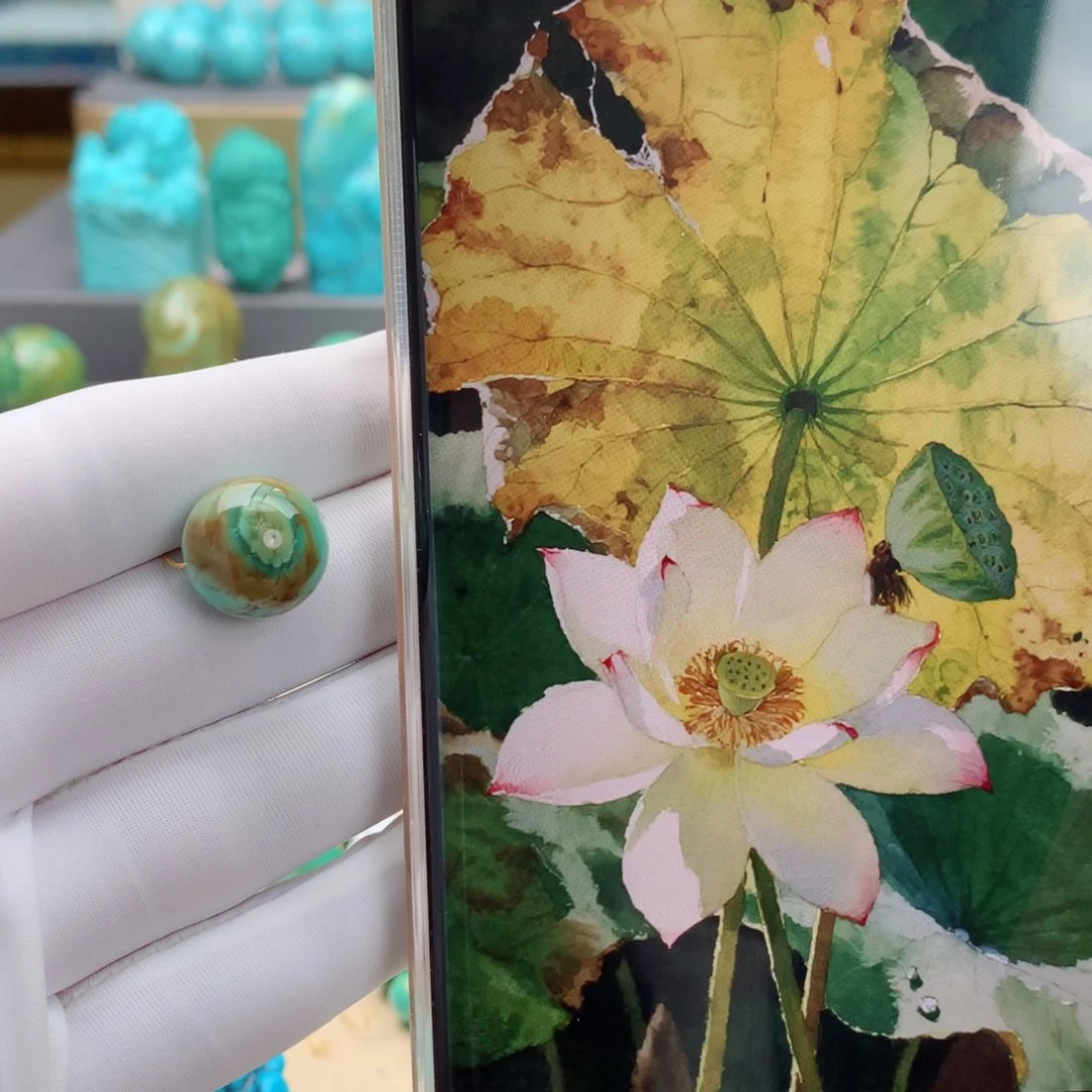 未镶嵌绿松石精品