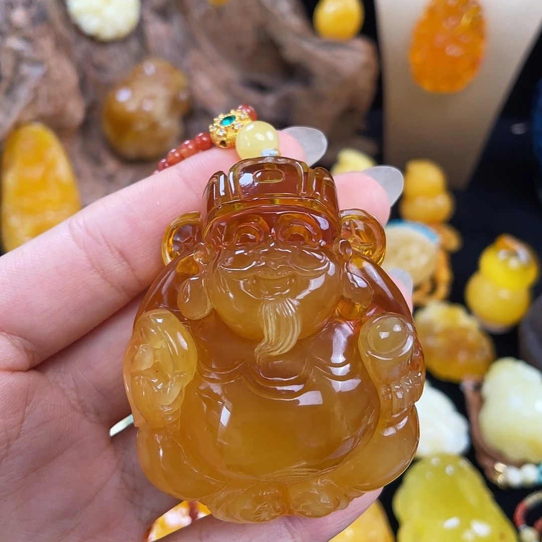 琥珀未镶嵌珠宝奇石