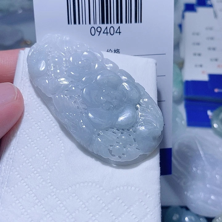 翡翠未镶嵌颈饰天光墟翡翠市场现金代购