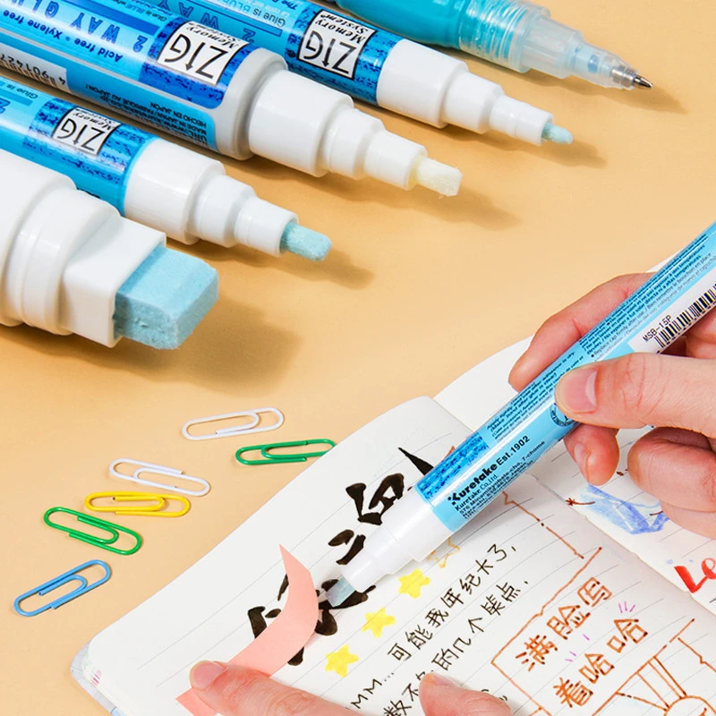 吴竹·两用变色胶水笔