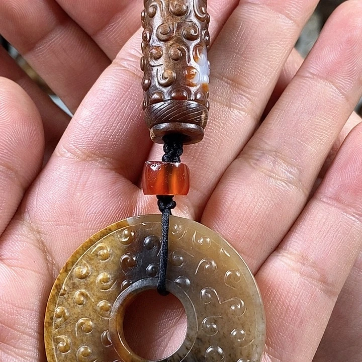 和田玉挂件未镶嵌K*