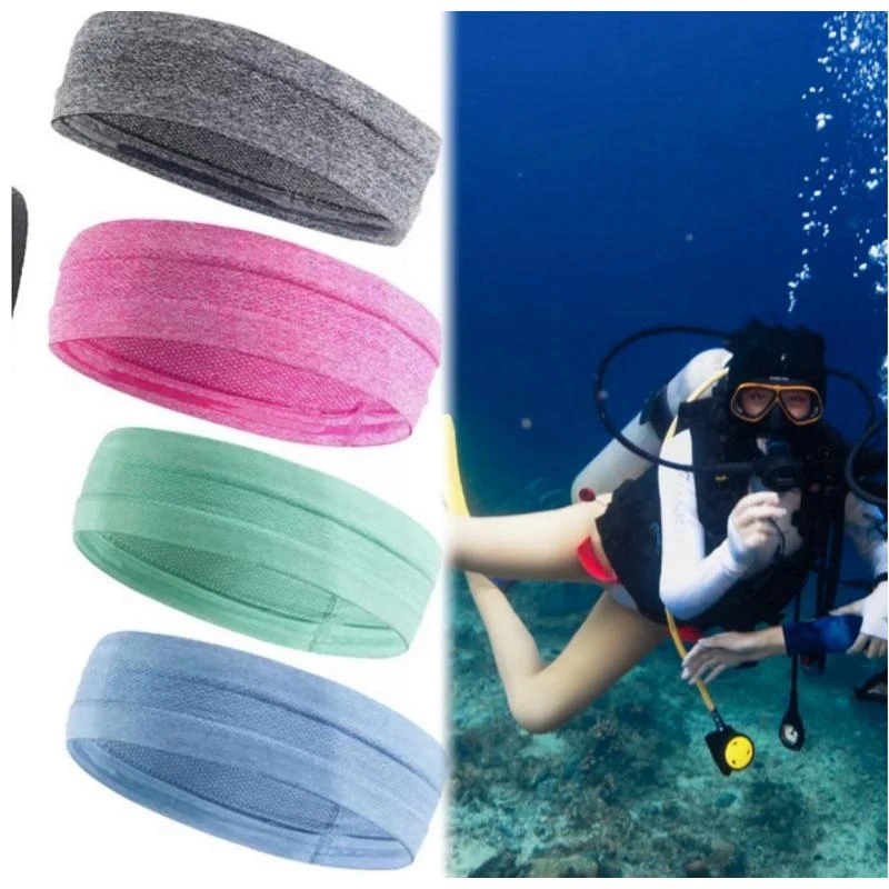 潜水发带发圈男女潜水员护发头箍沙滩海边冲浪游泳防滑运动束发带