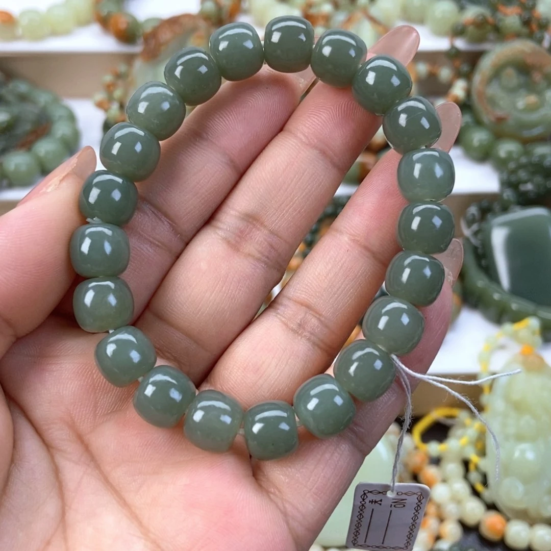 透闪石质玉手串未镶嵌