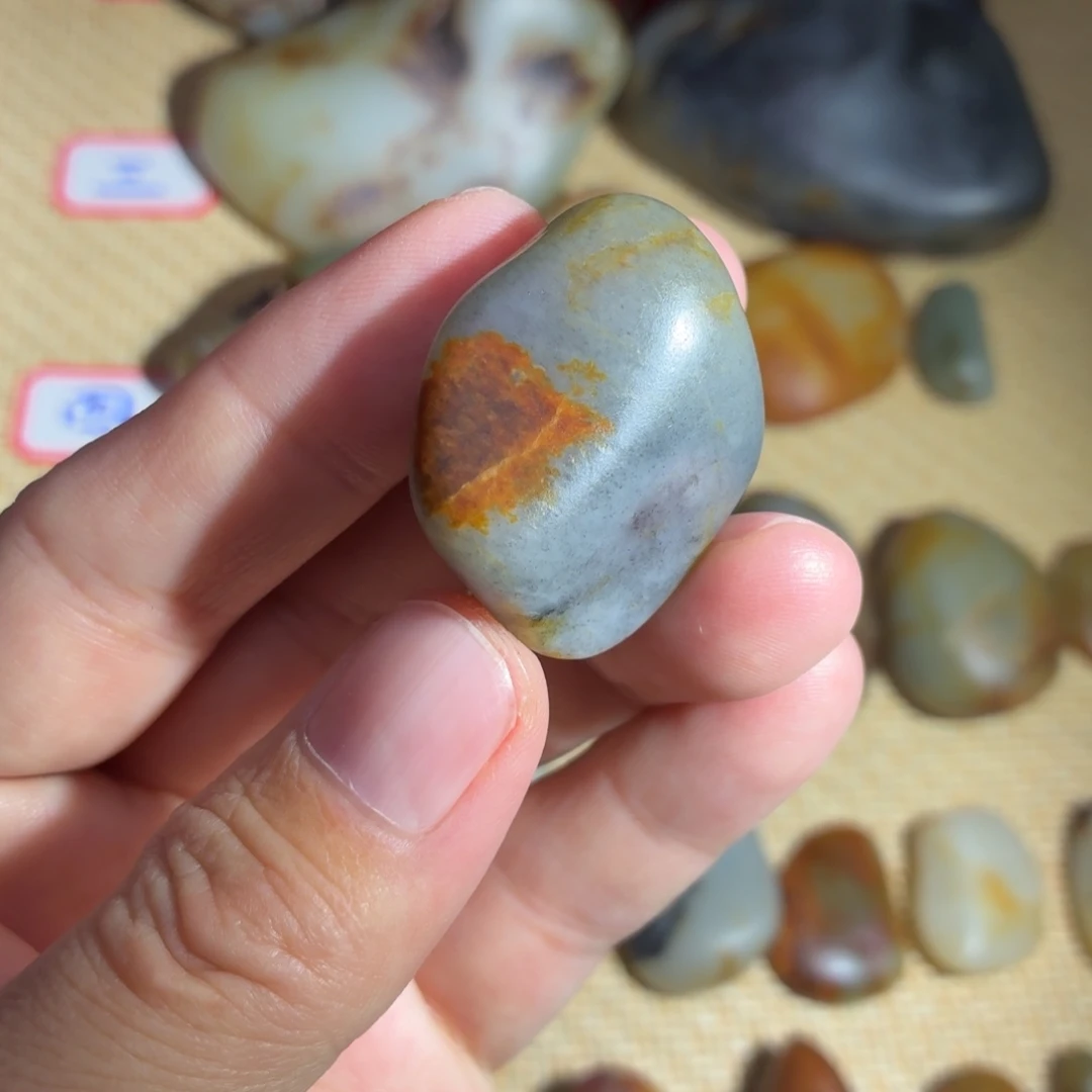 和田玉未镶嵌挂件27