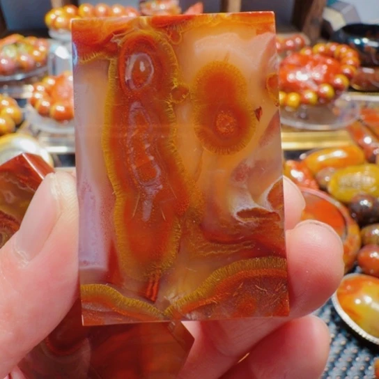 正***存玛瑙/玉髓未镶嵌吊坠(不含链)