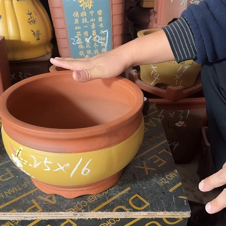 紫砂花盆紫砂花盆
