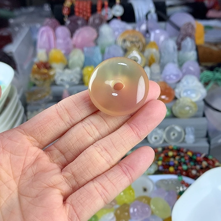 子***沐玛瑙/玉髓未镶嵌颈饰