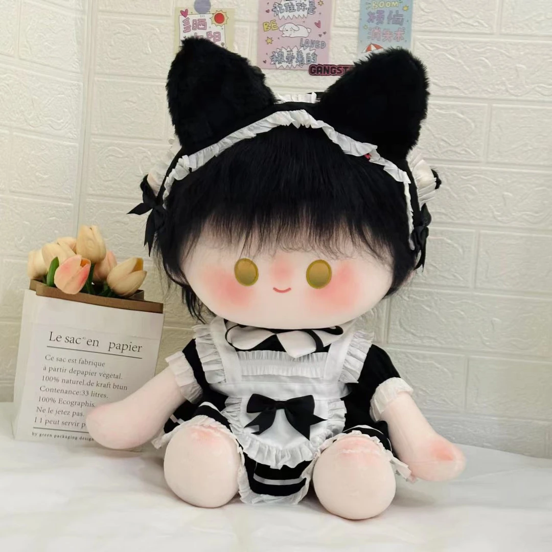 长头发炸毛黎深深空40cm坐姿棉花娃娃40cm同人公仔深空