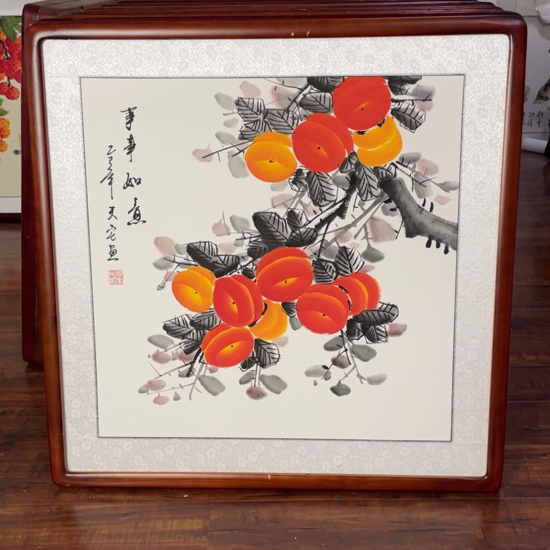国画带框尺寸63*63厘米