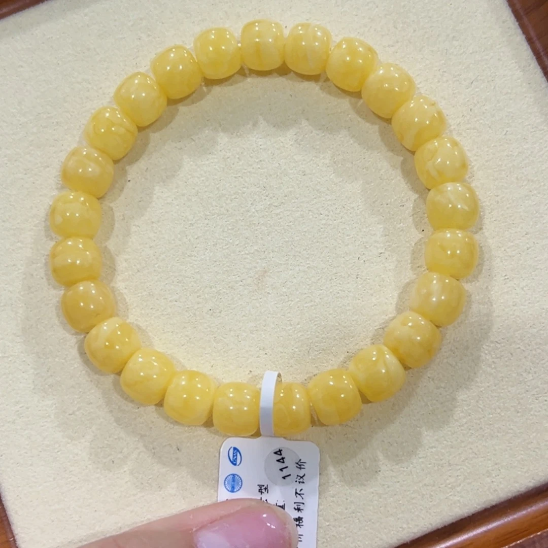 未镶嵌蜜蜡手链8.5m新手福音盘完初体验