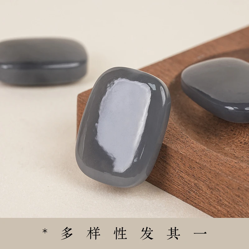 【玉生烟】和田玉浓烟紫精美无事牌【无事牌多样性发其一】