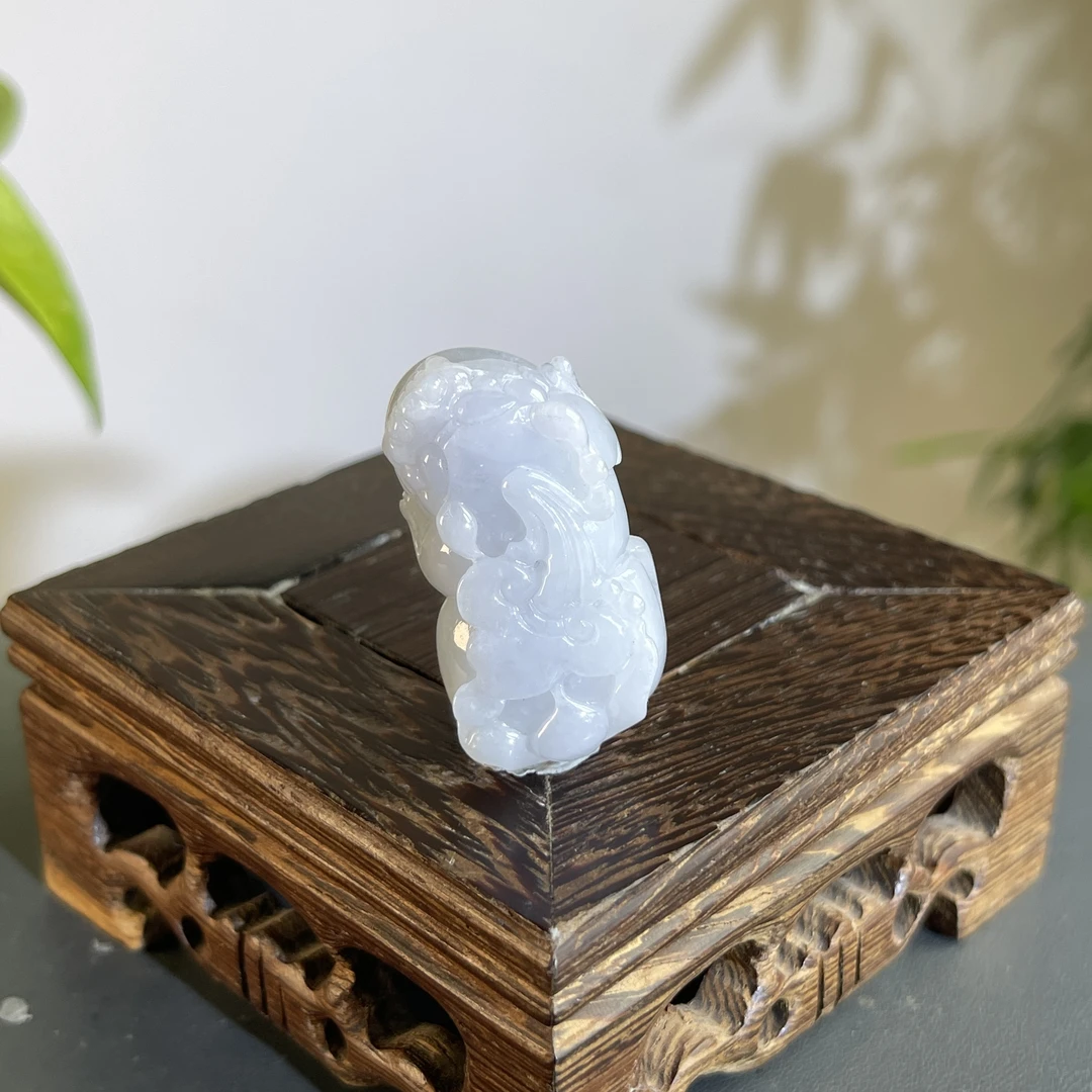 JGB21-09  天然缅甸A货翡翠  貔貅