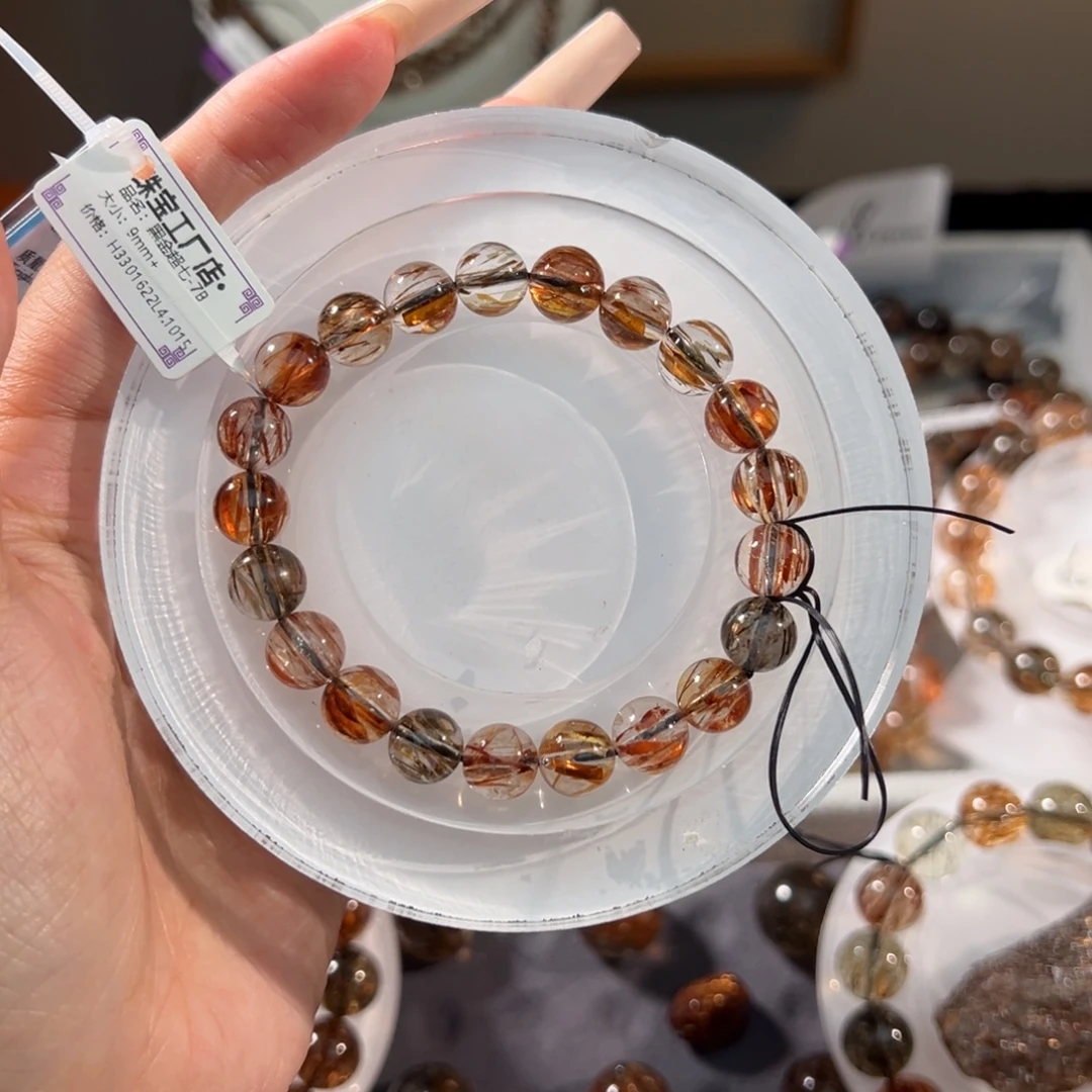 未镶嵌水晶手链9m