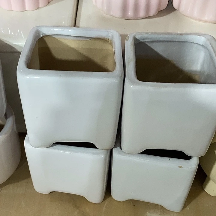 摆件陶盆有孔 微瑕介意勿拍