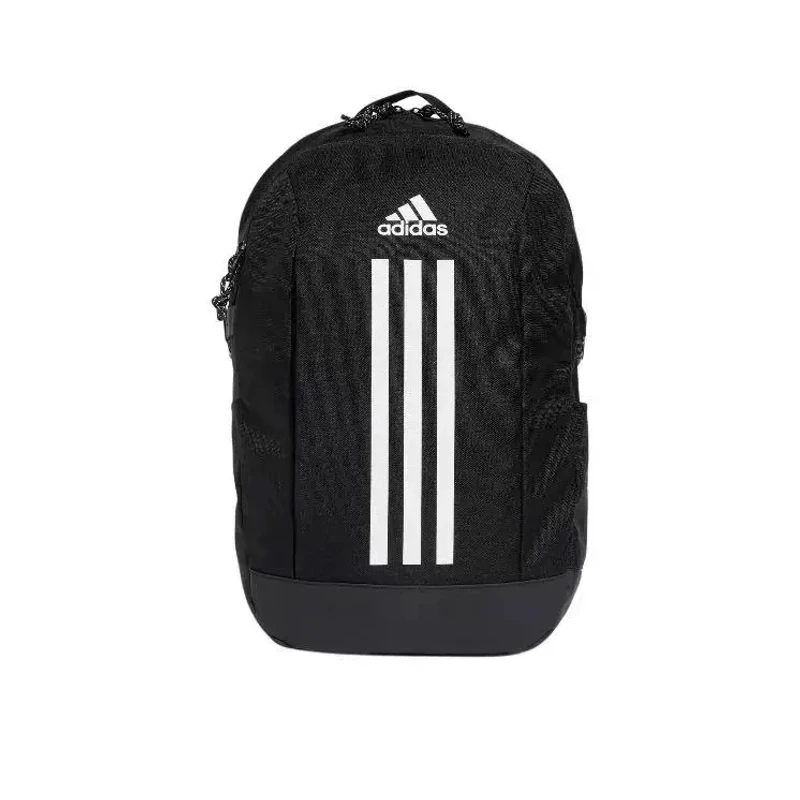 adidas/阿迪达斯经典条纹拉链可调节肩带书包背包双肩包黑IP9774