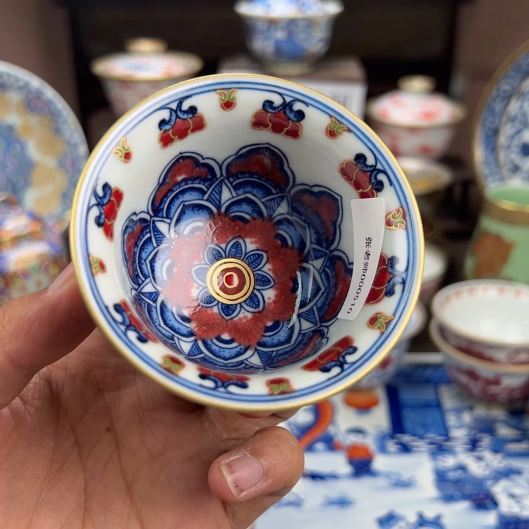 陳***气瓷片景德镇手工手绘陶瓷