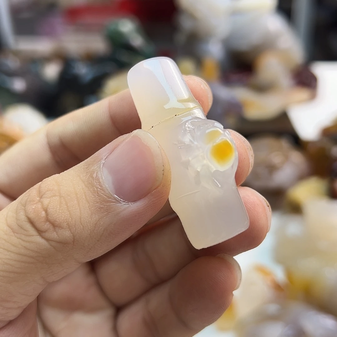 玛瑙/玉髓未镶嵌颈饰