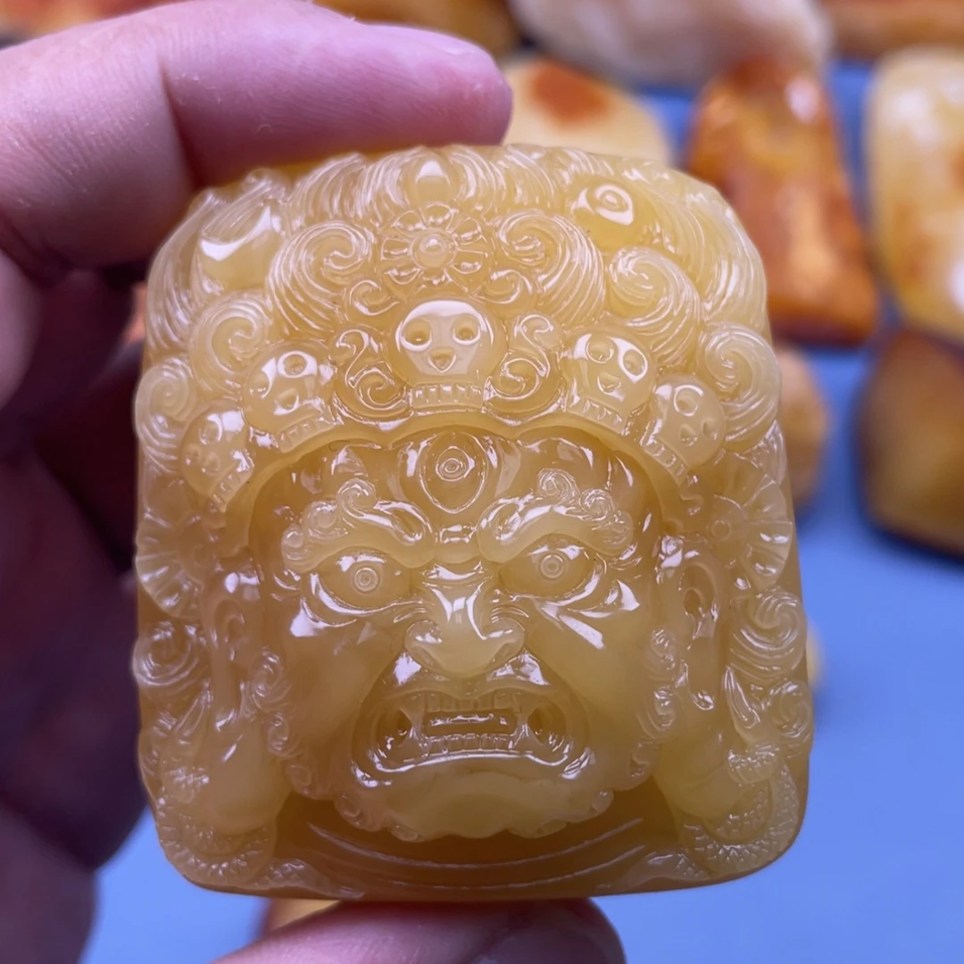 定制琥珀未镶嵌蜜蜡定制