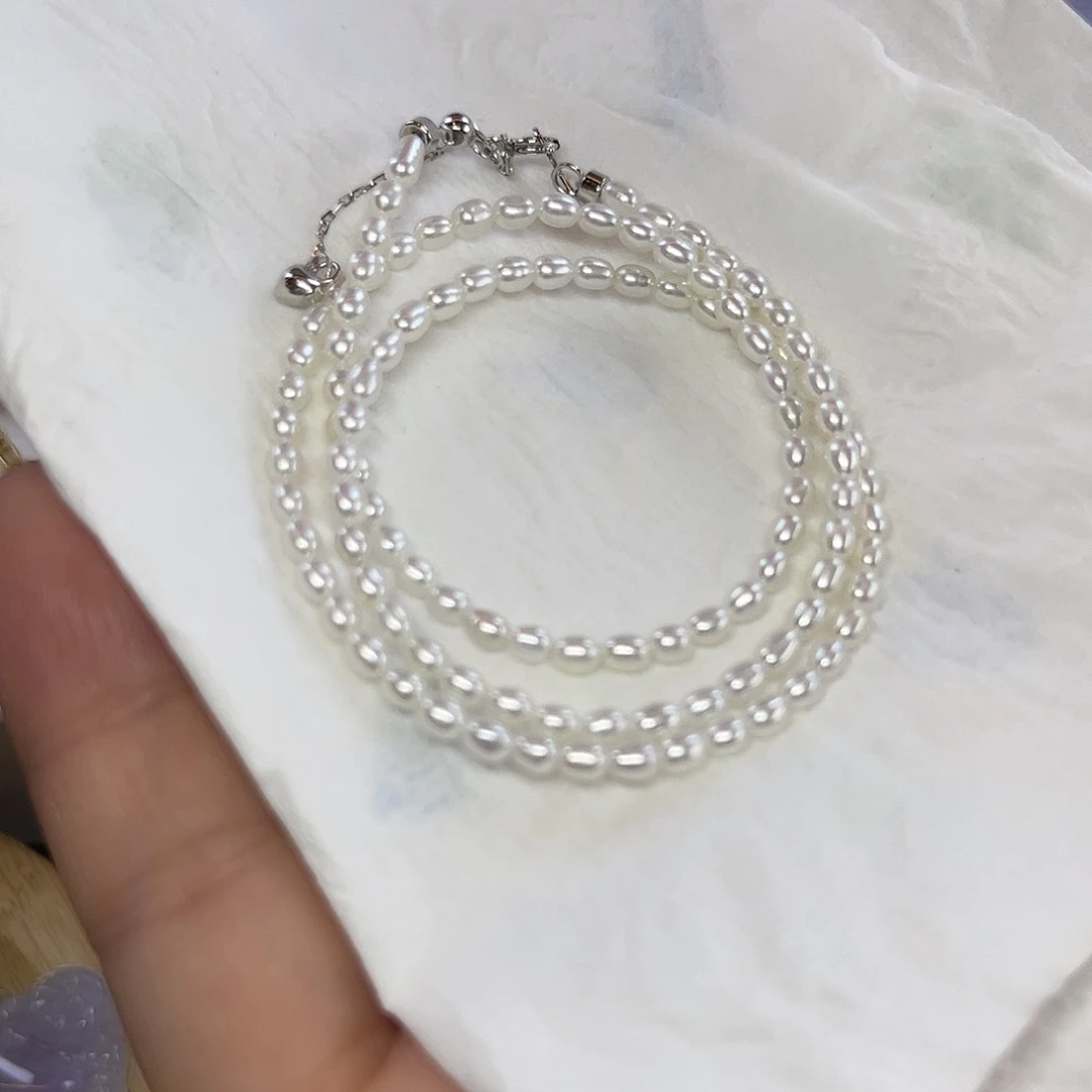 淡水珍珠未镶嵌颈饰小灯泡
