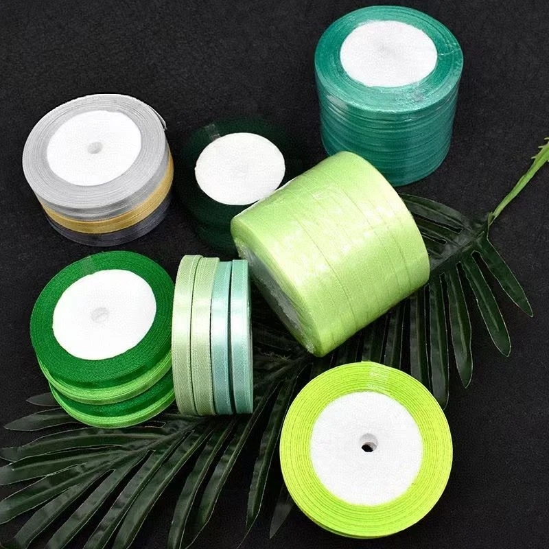 彩色双面纯色缎带彩带手工diy材料蛋糕盒礼品盒蝴蝶结绑带绸带