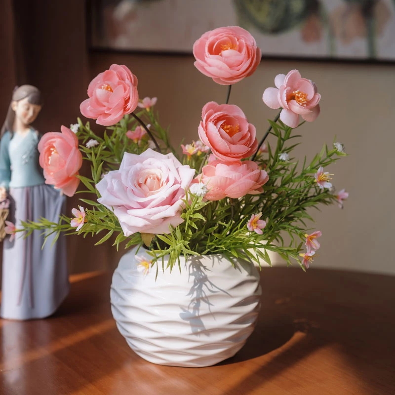 【春日】满天星轻奢高档仿真花客厅餐桌装饰精致家居摆件冰箱空调