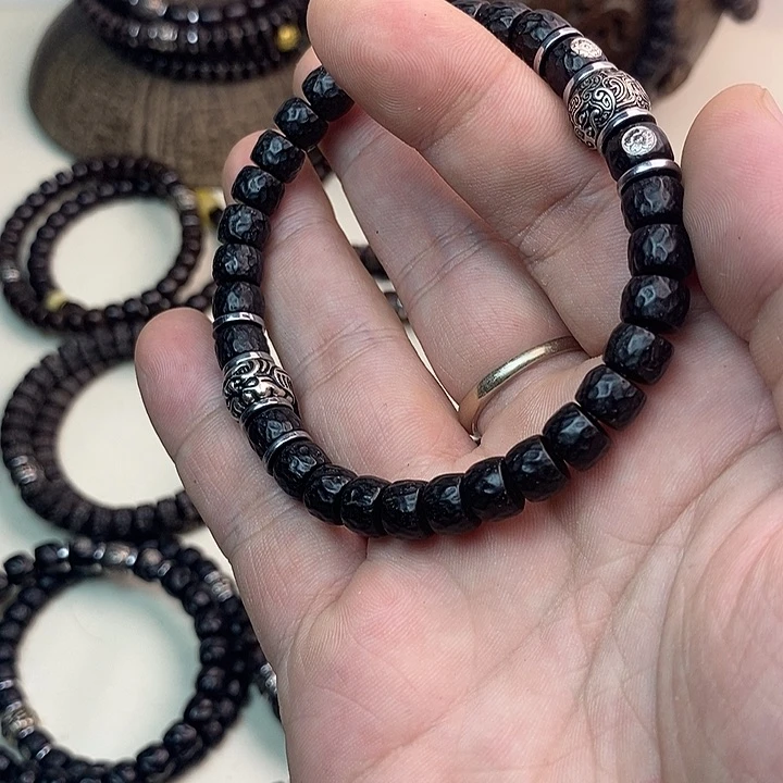 椰蒂手串8无相双配饰黑金