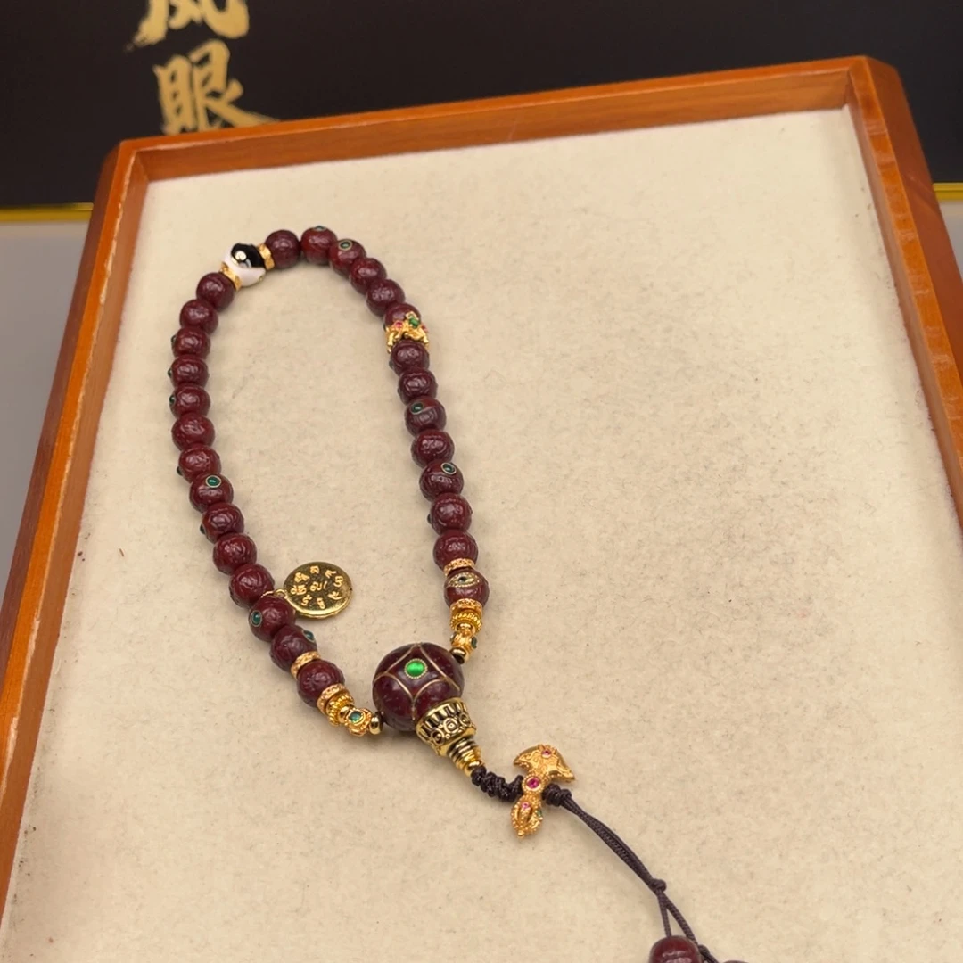 朋***生凤眼菩提吊坠凤眼